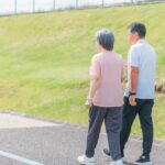 歩く