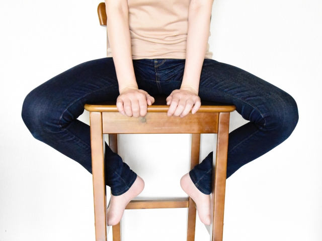 がに股イメージ